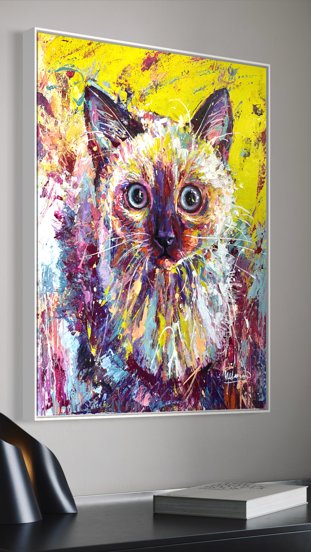 Bean Cat - artwork by Fabio Marinho