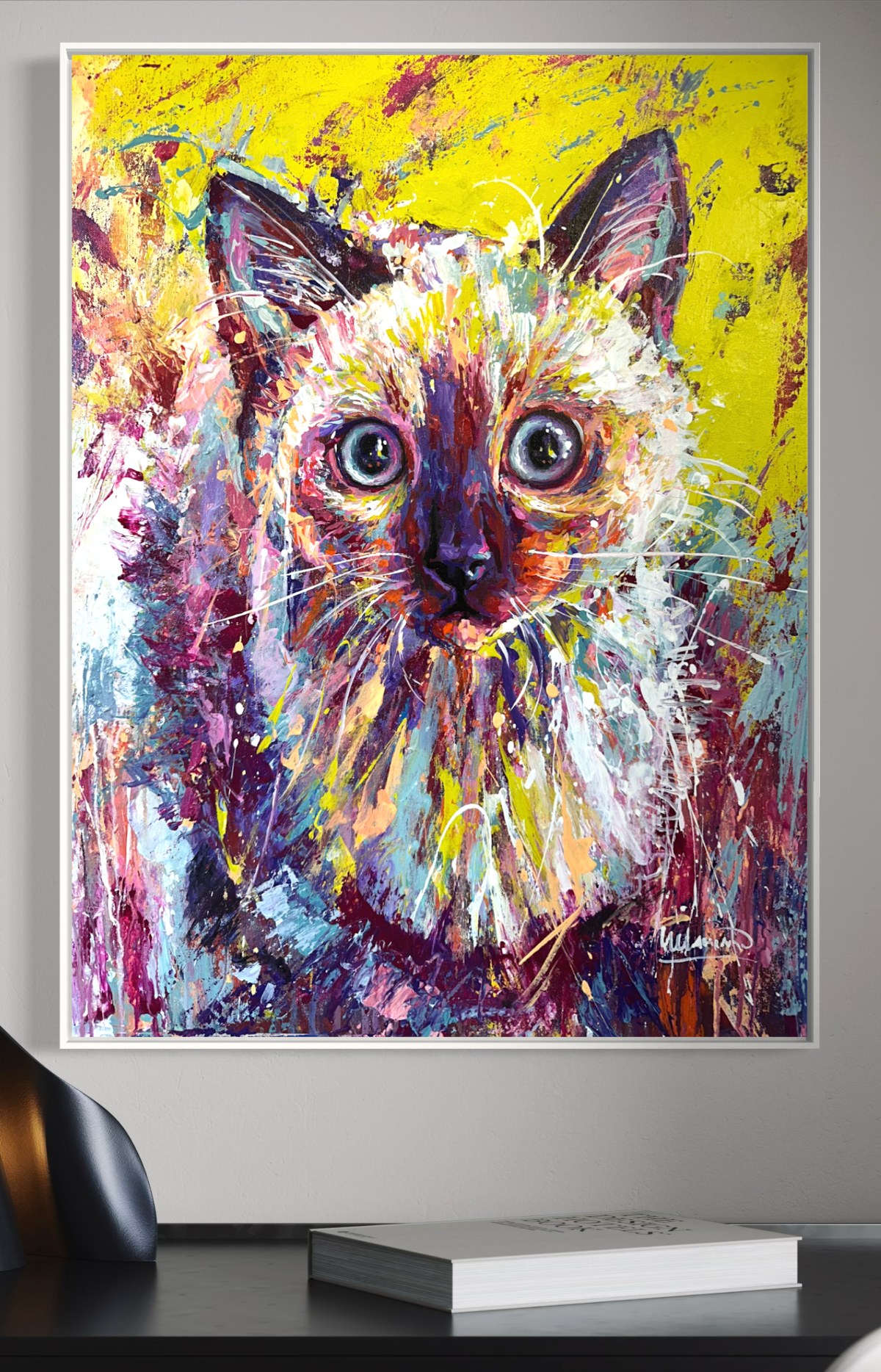 Bean Cat - artwork by Fabio Marinho