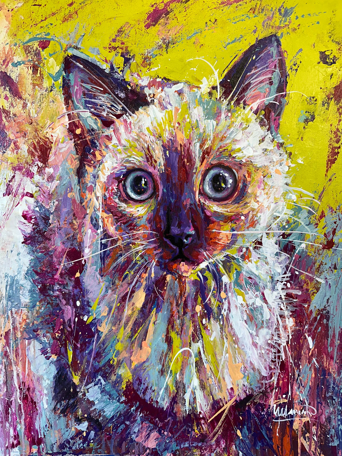 Bean Cat - artwork by Fabio Marinho