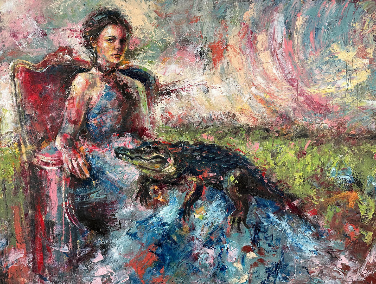 Taming the First Fire - Original Artwork by Fabio Marinho