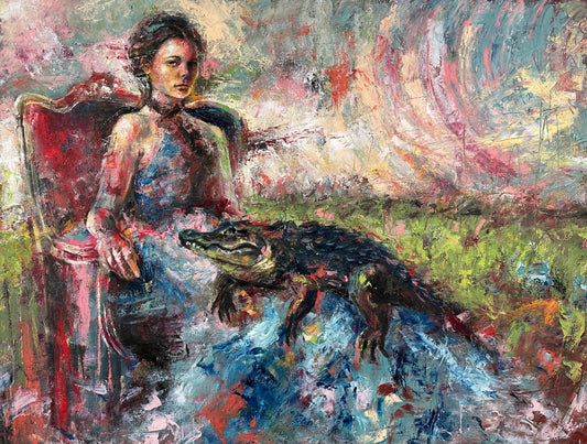 Taming the First Fire - Original Artwork by Fabio Marinho