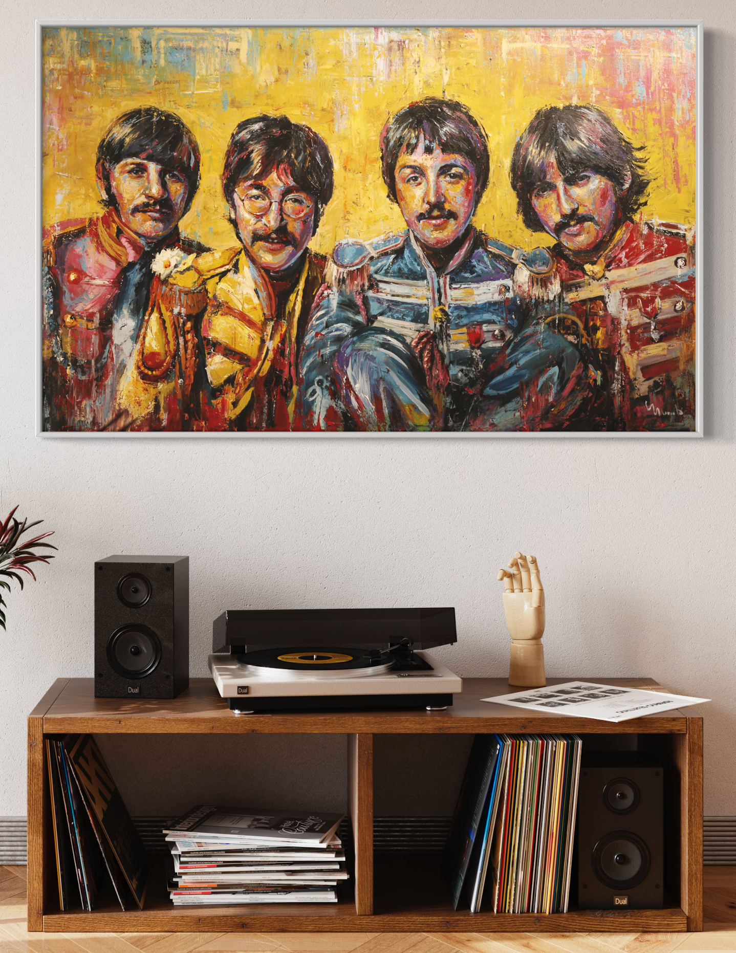 "The Beatles"Original Artwork by Marinho