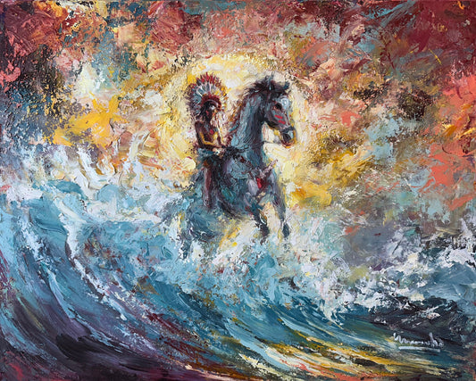 Stay open to the sun painting