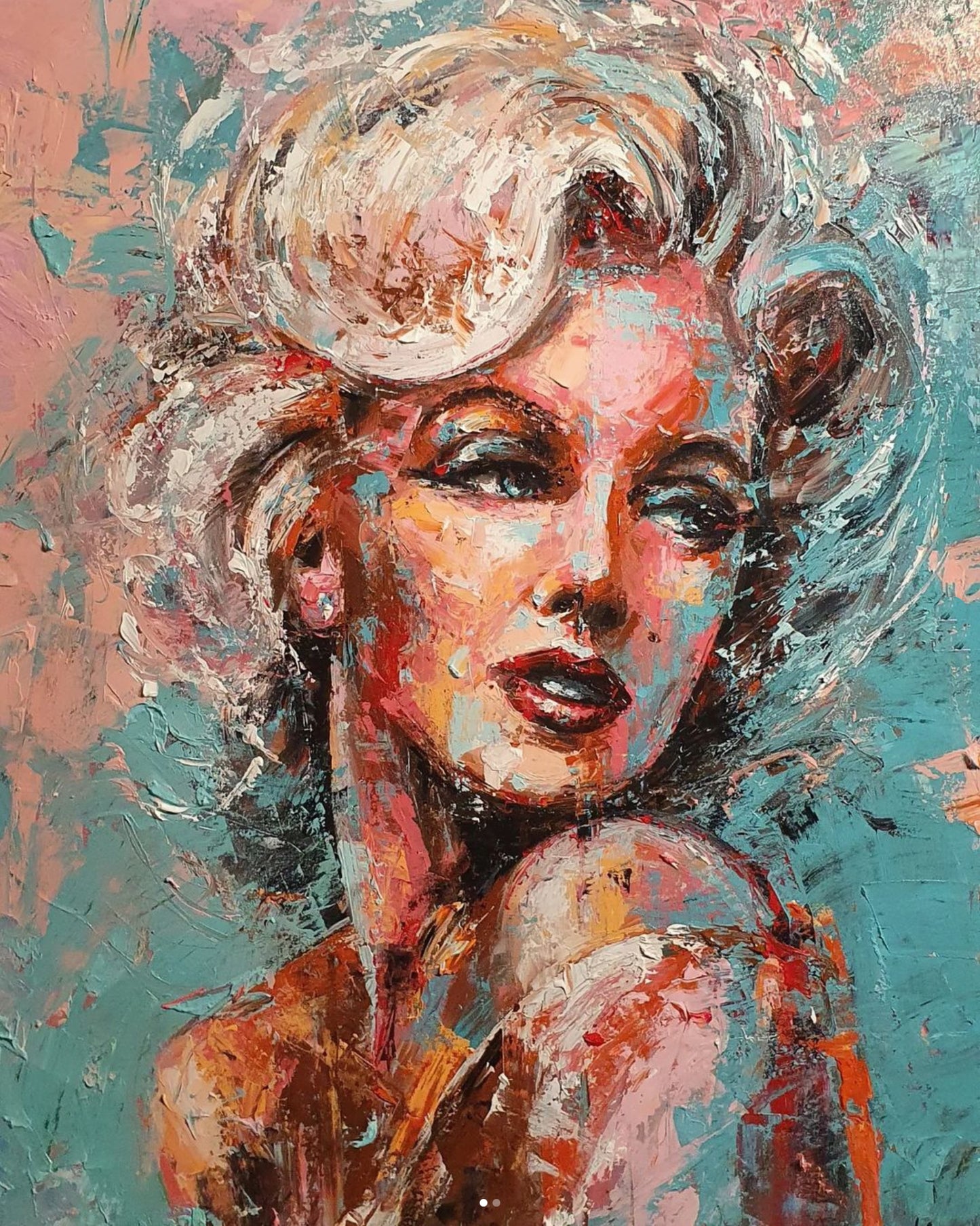 Impressão de belas artes "Marilyn in Color"