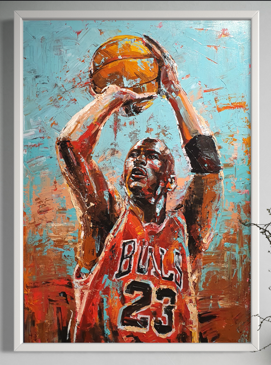 Impressão de belas artes "Michael Jordan"