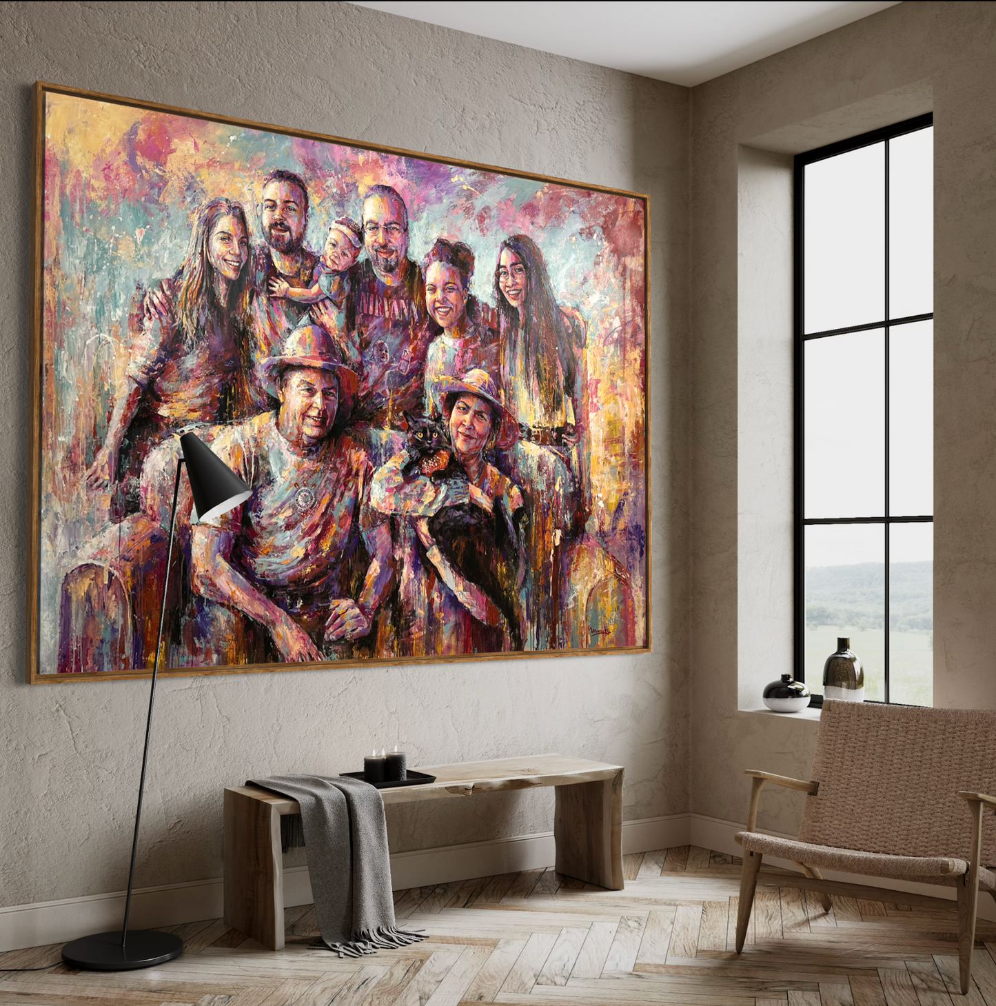 Marco`s family - Artwork by Fabio Marinho