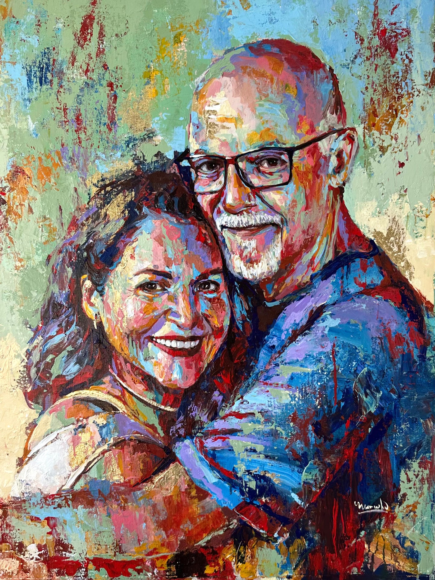 Werneck`s golden wedding anniversary - artwork by Fabio Marinho